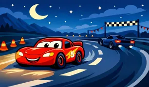 Lightning McQueen and the Long Night Race