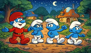 Papa Smurf and the Night of Shared Hearts