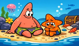 Patrick Star and the Quiet Secrets of the Sea