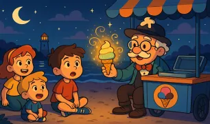 The Enchanted Ice Cream: A Magical Bedtime Story for Kids