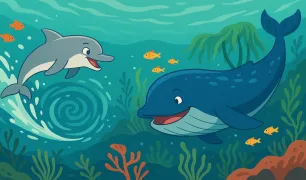 The Great Ocean Race: The Dolphin and The Whale’s Magical Challenge