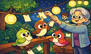 The Night Lantern Promise of Tiny Bird Naners