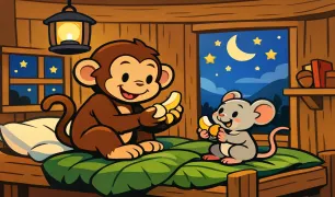 The Quiet Night of Monkey and Banana