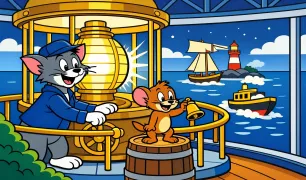 Tom and Jerry and the Singing Beacon