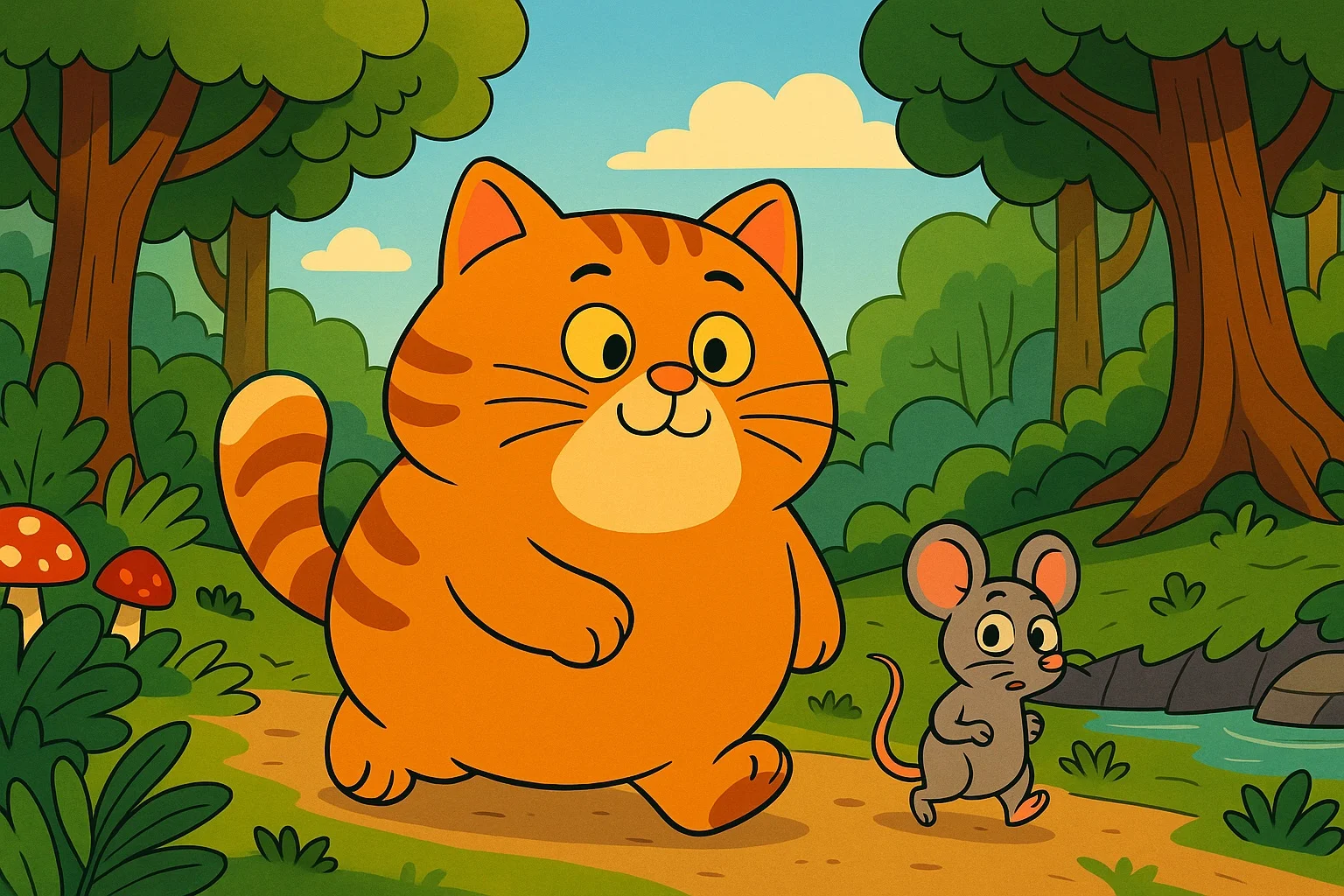 The Adventures of the Chubby Cat: A Heartwarming Bedtime Story for Children