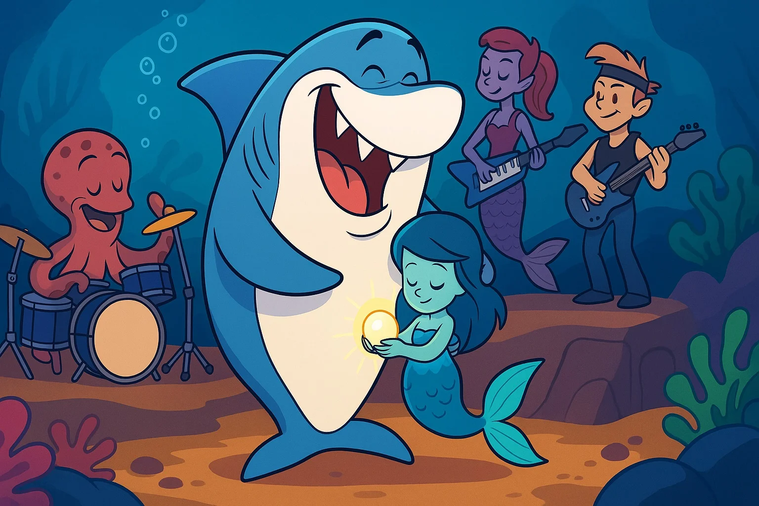 Jabberjaw Story: The Deep Sea Melody Mystery for Kids (Full Original Tale)
