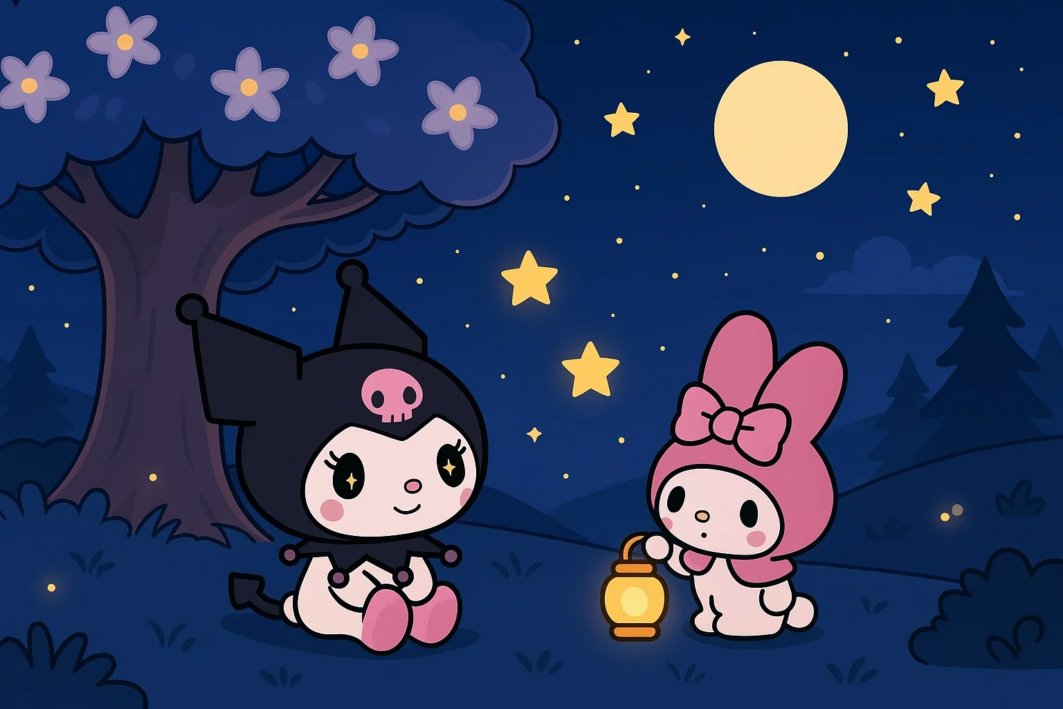 Kuromi’s Midnight Adventure: A Magical Bedtime Story for Kids