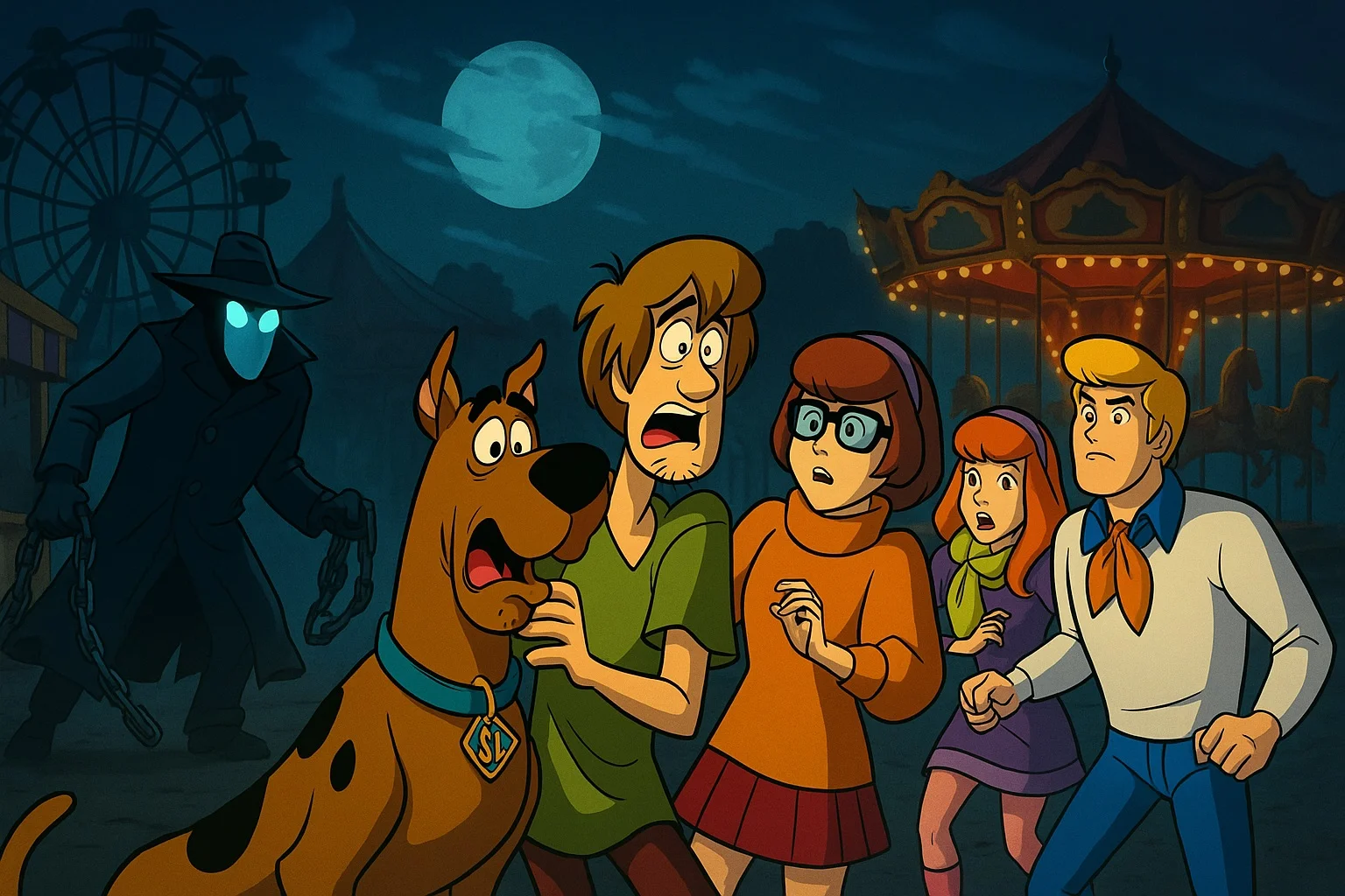 Secret Midnight Carnival: A Thrilling Scooby-Doo Adventure Story for Kids