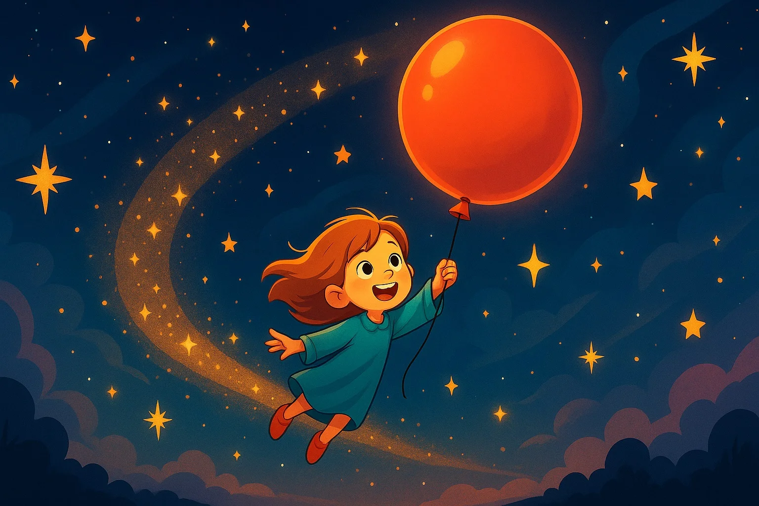 Skybound Wishes: The Adventure of the Flying Balloon