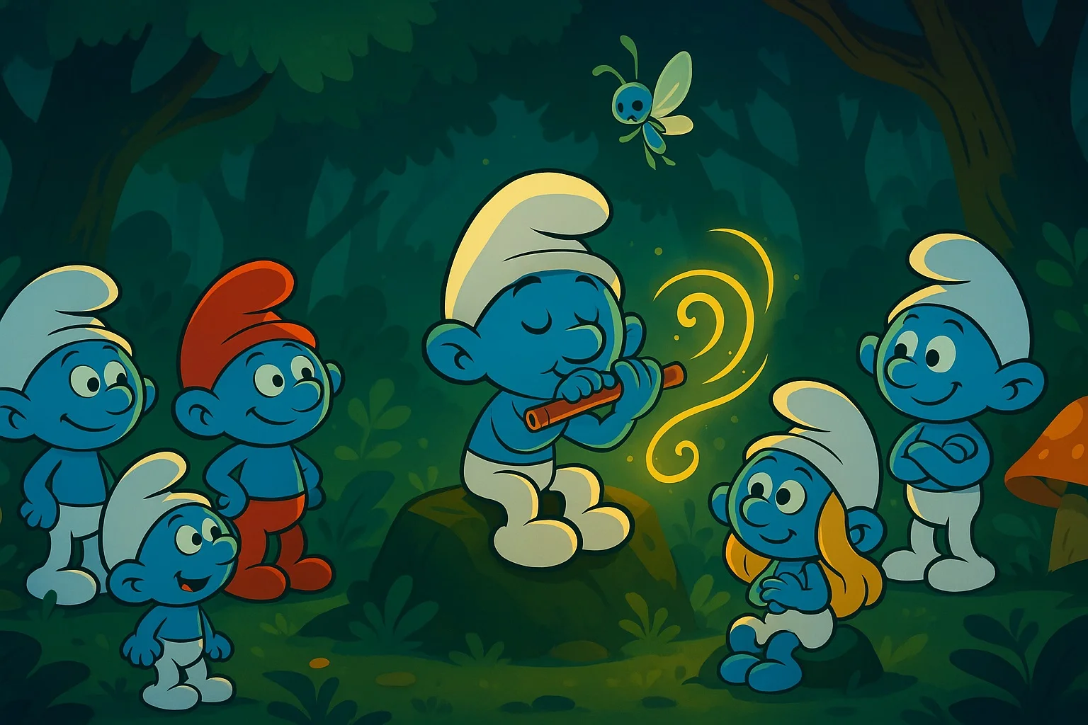 The Lost Melody of the Smurfs – A Magical Adventure in the Forest